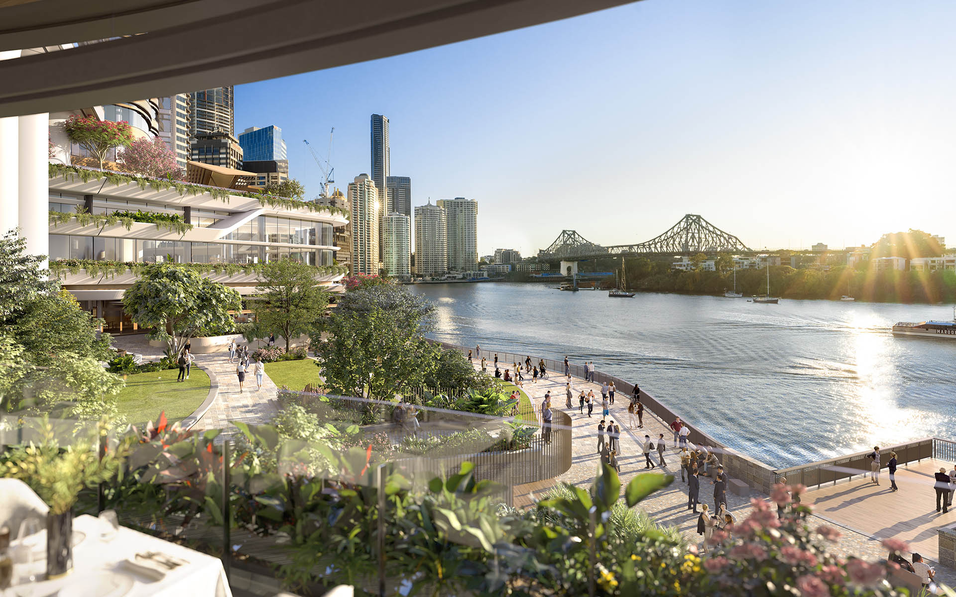 view to story bridge